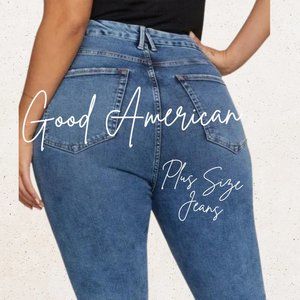 Good American GOOD WAIST Jeans in Blue 633 - FREE SHIPPING